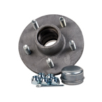 Galvanized Trailer Hub Kit 1" Spindle, 5x4.5" Stud 1250 Lb Capacity THUMBNAIL