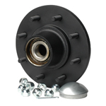 Trailer Hub Kit Tapered Spindle, 8x6.5" Stud 3500 Lb Capacity THUMBNAIL