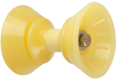 3" Bow Bell Roller Assembly Yellow TPR MAIN