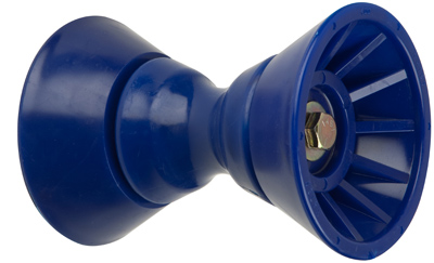 4" Bow Bell Roller Assembly Blue TPR MAIN