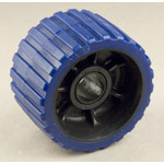 Ribbed Roller Blue Tpr, 1-1/8" Shaft 5 Starr & American Trailers THUMBNAIL