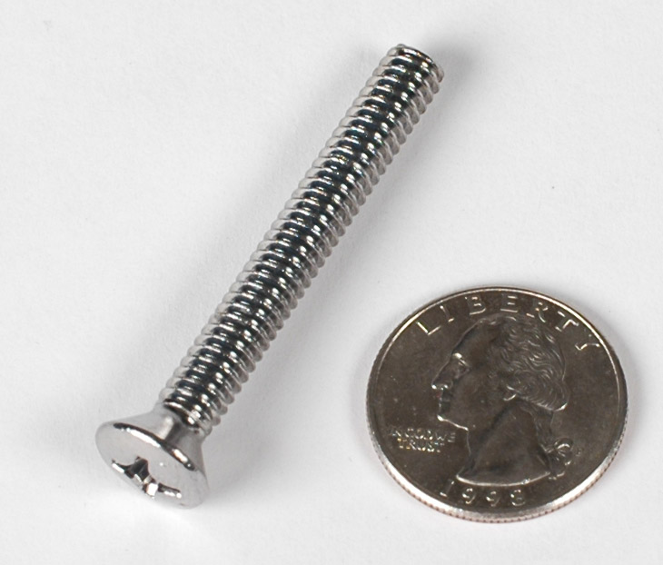 1/4"-20 X 2" Oval Head Phillips MacHine Screw MAIN