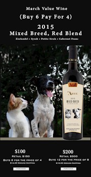 March Value Wine - 6 Bottle Set - 2015 Mixed Breed, Red Blend THUMBNAIL