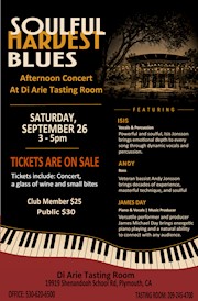 SOULFUL HARVEST BLUES AFTERNOON CONCERT THUMBNAIL