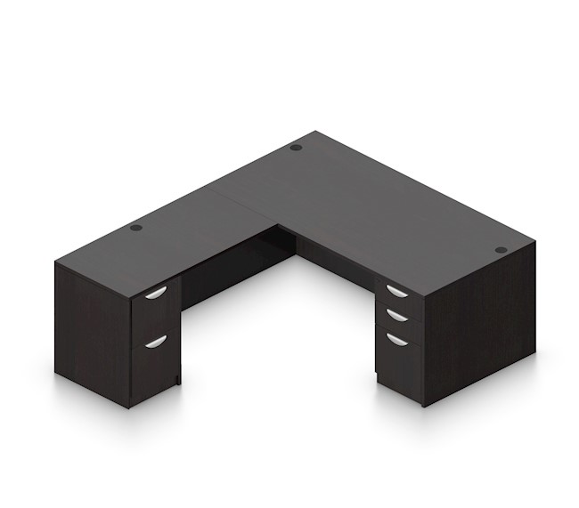 Sl3066Ds Desk 30"D x 66"W x 29"H Double Pedesta Chase Office