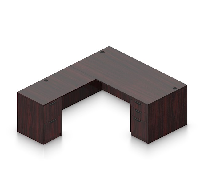 Sl3066Ds Desk 30"D x 66"W x 29"H Double Pedesta Chase Office