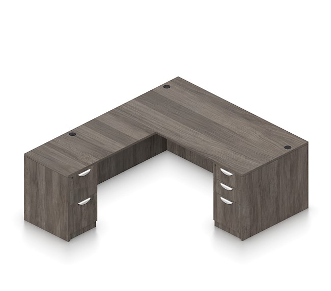 Sl3066Ds Desk 30"D x 66"W x 29"H Double Pedesta Chase Office