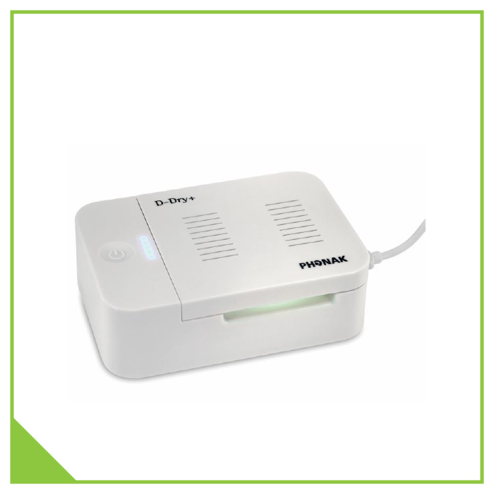 Hearing Aid Cleaning and Maintenance Phonak D Dry Plus Hearing Aid Dryer