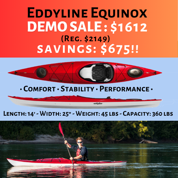 Eddyline Equinox 14' Kayak Demo Model SALE THUMBNAIL