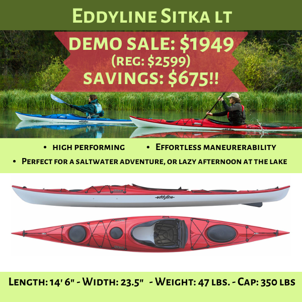 Eddyline Sitka LT 14'6" Kayak -  DEMO Model THUMBNAIL