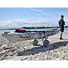 Malone Clipper™TRX Deluxe Kayak/Canoe Cart with Balloon Beach Wheels SWATCH