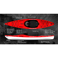 Mocean Scout 12' Kayak - Demo Model SALE MAIN