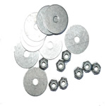 10-32 Stainless Locking Nuts & Washers THUMBNAIL