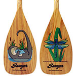 Sawyer Kid's Tales Wood Canoe Paddle THUMBNAIL