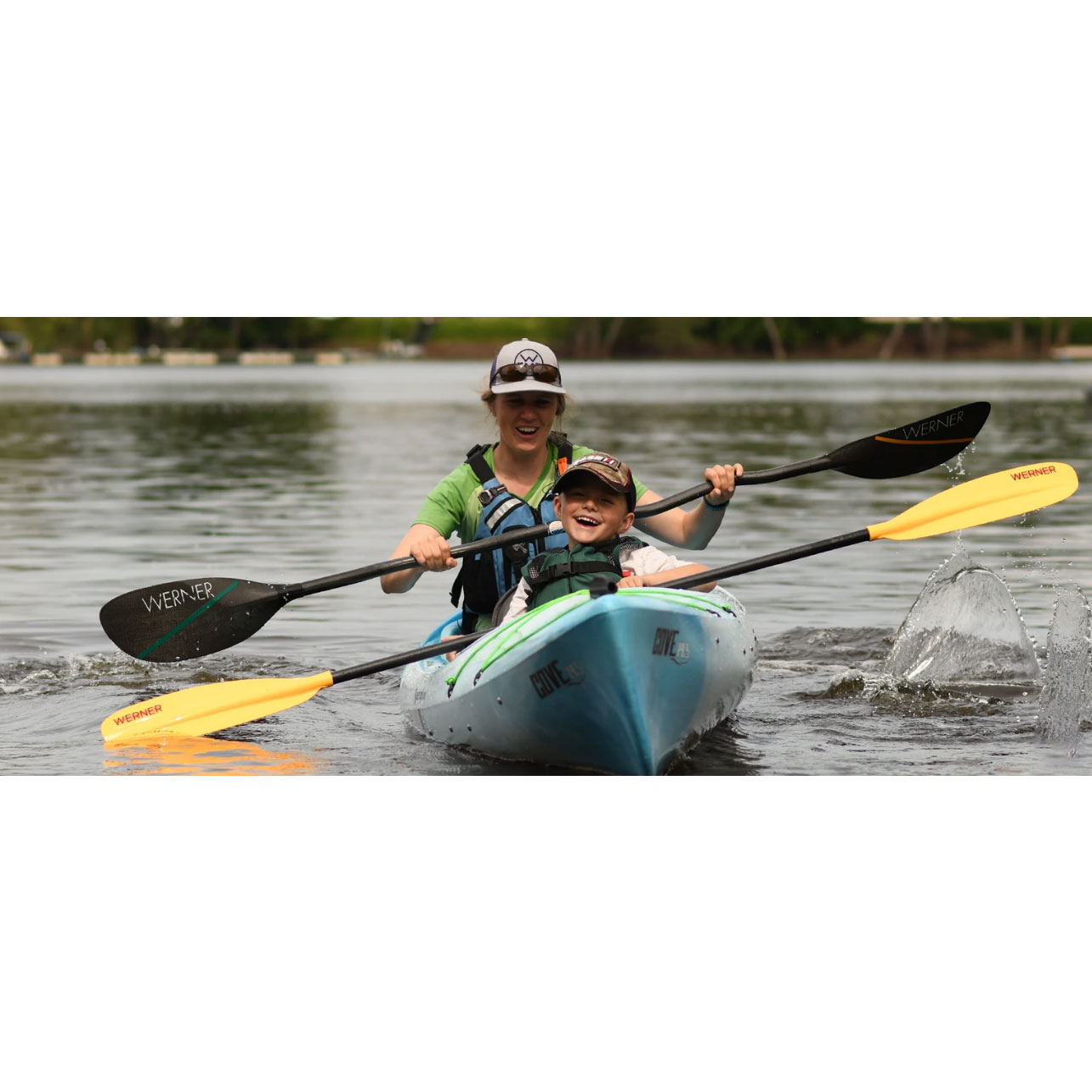 Werner Sprite 2 Piece Kayak Paddle Kids Kayak Paddle Clavey