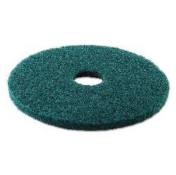 17", GREEN, SCRUBBING FLOOR PADS, HEAVY DUTY, 5/CT LARGE