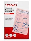 LAMINATING POUCHES, THERMAL, STAPLES, MENU, 3 MIL, 25/CT THUMBNAIL