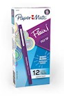 PENS, PAPER MATE, FELT, MEDIUM POINT, PURPLE INK, 12/CT THUMBNAIL