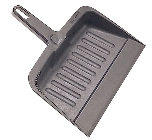 DUSTPAN, RUBBERMAID, HEAVY-DUTY, CHARCOAL THUMBNAIL