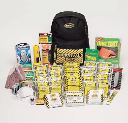 EMERGENCY BACKPACK KIT, MAYDAY, 2 PERSON DELUXE LARGE