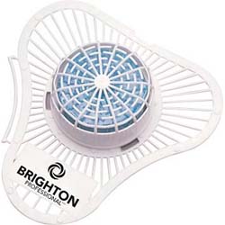 Urinal Screen with Non-Para Block, Berry, Brighton Professional™, 12/CS LARGE