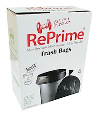 55 GALLON, 1.3 MIL, BLACK, 40" X 53", LOW DENSITY, HERITAGE, 50/CT MAIN
