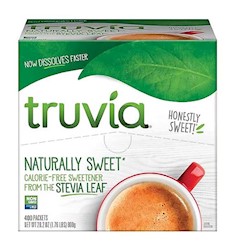 SWEETENER, TRUVIA NATURAL, STEVIA, 400/CT LARGE