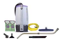 VACUUM, BACKPACK, 10 QT., PROTEAM SUPERCOACH PRO, 107303 TELESCOPING WAND #107100 THUMBNAIL