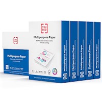 PAPER, MULTIPURPOSE, TRU RED, 20 LBS, 96 BRIGHTNESS, 8.5" X 11", 500 SHEETS/REAM, 5 REAMS/CT MAIN