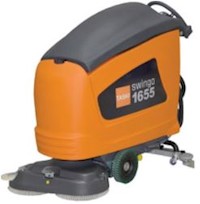 AUTO SCRUBBER, 26", LARGE, TASKI SWINGO 1655, XD GEL KIT BATTERY, OFF-BOARD CHARGER MAIN