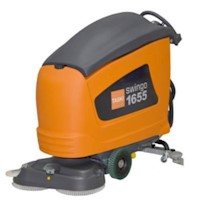 AUTO SCRUBBER, TASKI SWINGO 1655XD PLUS FULL-SIZE, FLOODED WET CELL BATTERY, OFF-BOARD CHARGER MAIN