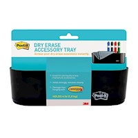 TRAY, POST-IT, DRY ERASE ACCESSORY HOLDER, BLACK MAIN