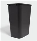 TRASH CAN, INDOOR WITHOUT LID, 10.25 GALLON, BLACK SOFT MOLDED PLASTIC, COASTWIDE PROFESSIONAL THUMBNAIL