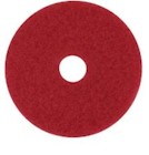 12", RED, BUFFING PADS, 3M, 5/CT THUMBNAIL