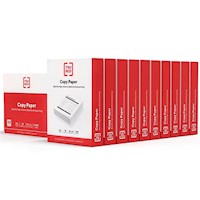 COPY PAPER, 92 BRIGHTNESS, TRU RED, 8.5" X 11", 20 LBS, 500 SHEETS/REAM, 10 REAMS/CT, 40 CASES/PALLE MAIN