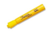 HIGHLIGHTERS, TANK, CHISEL TIP, SHARPIE, YELLOW, 12/CT THUMBNAIL