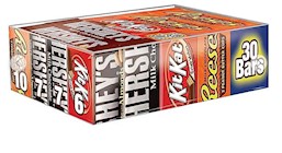 CHOCOLATE, CANDY BARS, HERSHEY'S, ASSORTED, 52 OZ THUMBNAIL