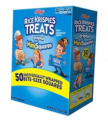 RICE KRISPIES TREATS BARS, MARSHMALLOW, 0.39 OZ, 50 BARS/CT LARGE