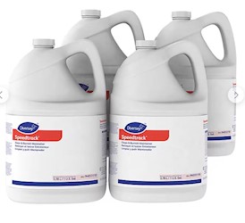 FLOOR CLEANER, DIVERSEY SPEEDTRACK, UNSCENTED, 1 GALLON, 4/CT LARGE