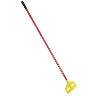 Rubbermaid Wet Mop Handle, Side Gate Mop Connection Type, Red