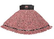 WET MOP HEAD, RUBBERMAID, MAXIMIZER BLEND, RED, 6/CS THUMBNAIL