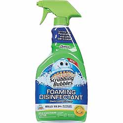 BATHROOM CLEANER, DISINFECTANT, SCRUBBING BUBBLES FOAMING SPRAY, FRESH CITRUS SCENT, 32 OZ LARGE