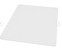 CHAIR MAT, MEDIUM PILE, CLEAR, 46" X 60" MAIN