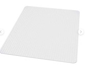 CHAIR MAT, MEDIUM PILE, CLEAR, 46" X 60" THUMBNAIL
