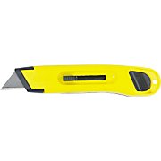 Utility Knife, Retractable, Yellow, Stanley Bostitch Plastic  MAIN