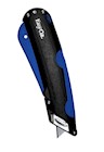 KNIFE, RETRACTABLE, SAFETY CUTTER, GARVEY, BLACK/BLUE THUMBNAIL
