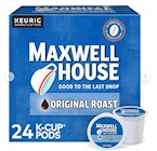 COFFEE, MEDIUM ROAST, MAXWELL HOUSE, ORIGINAL ROAST, KEURIG K-CUP PODS, 24/CT THUMBNAIL