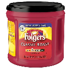 COFFEE, FOLGERS CLASSIC ROAST, GROUND, REGULAR, 30.5 OZ. THUMBNAIL