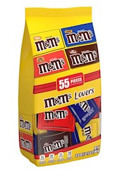 M&M'S, VARIETY BAG, MILK CHOCOLATE, SNACK SIZE, 30 OZ LARGE