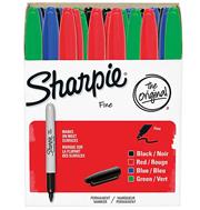 MARKER, SHARPIE PERMANENT, FINE POINT, ASSORTED COLORS, 36/PACK THUMBNAIL